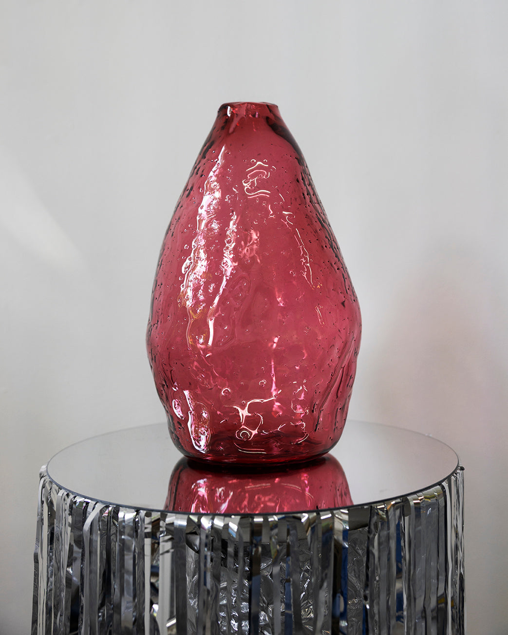 warm pink vase, 2025 - by Bernard