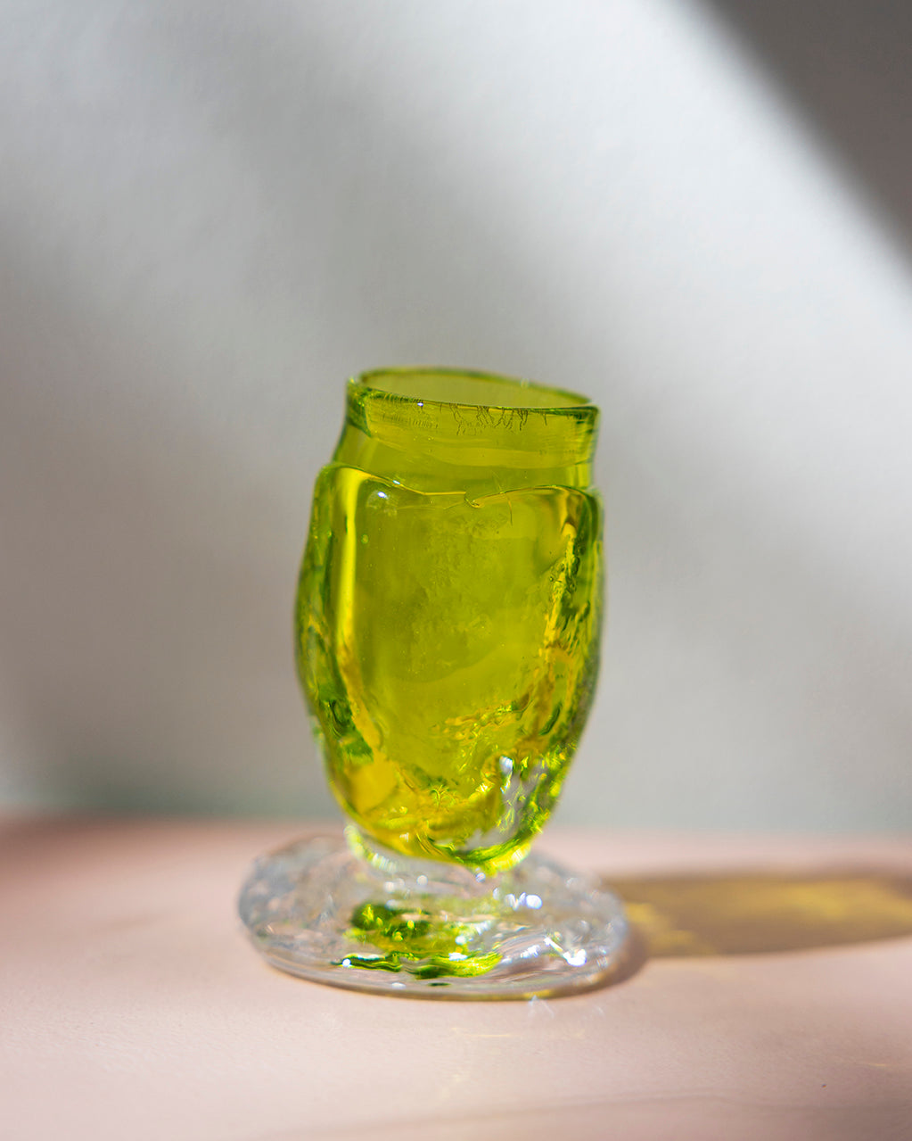 Jenever glass / green - by Bernard Heesen