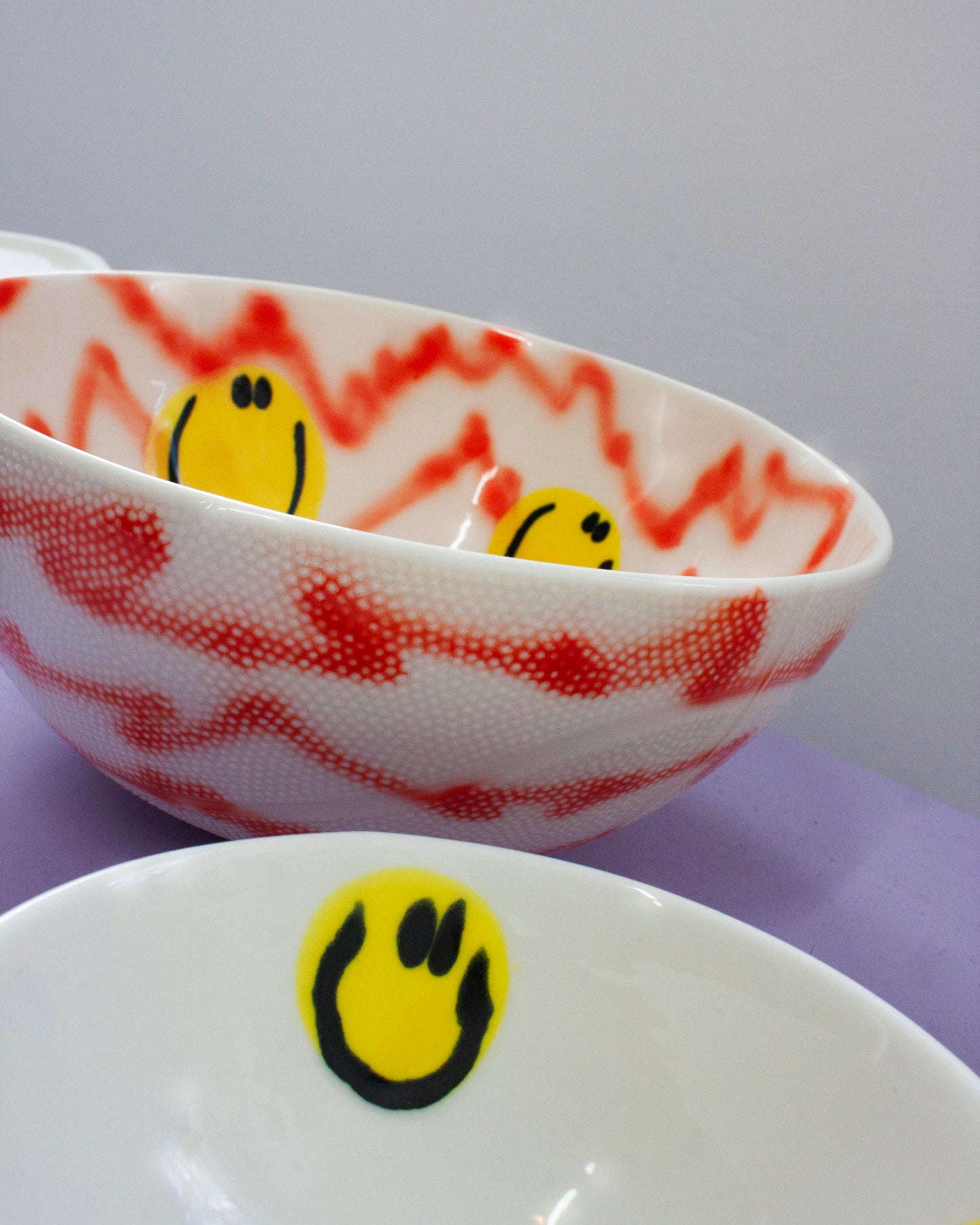 Small Smiley Bowl / white