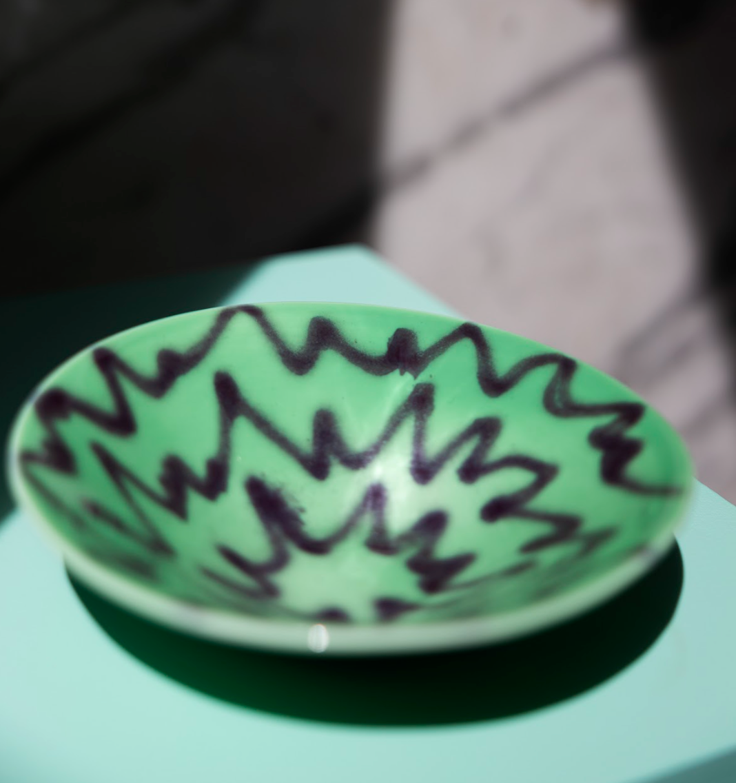 Bowl Gravity, ceramics / small / green
