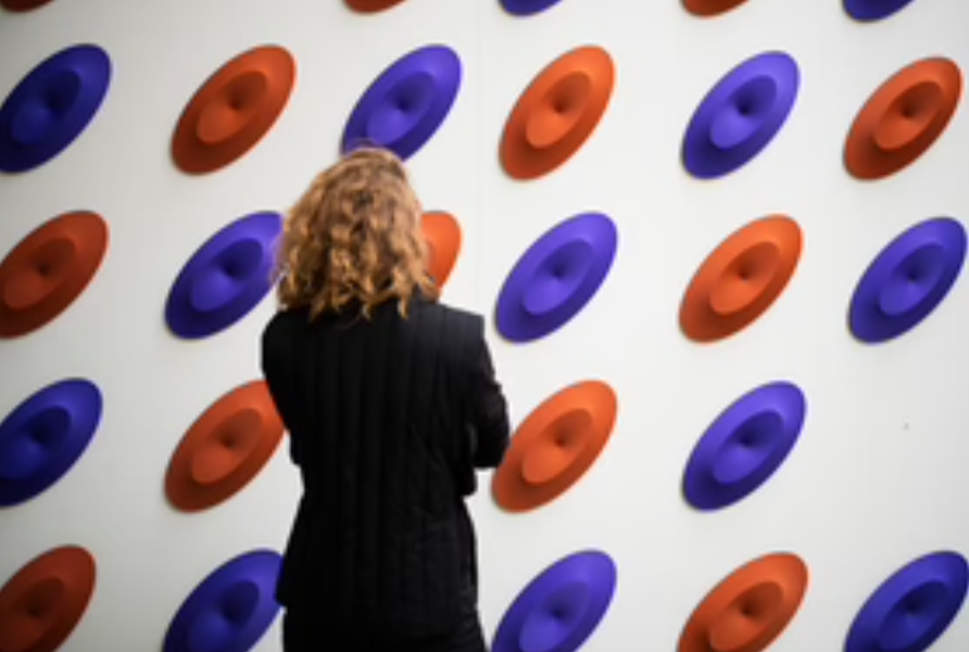 Wall miniature / purple