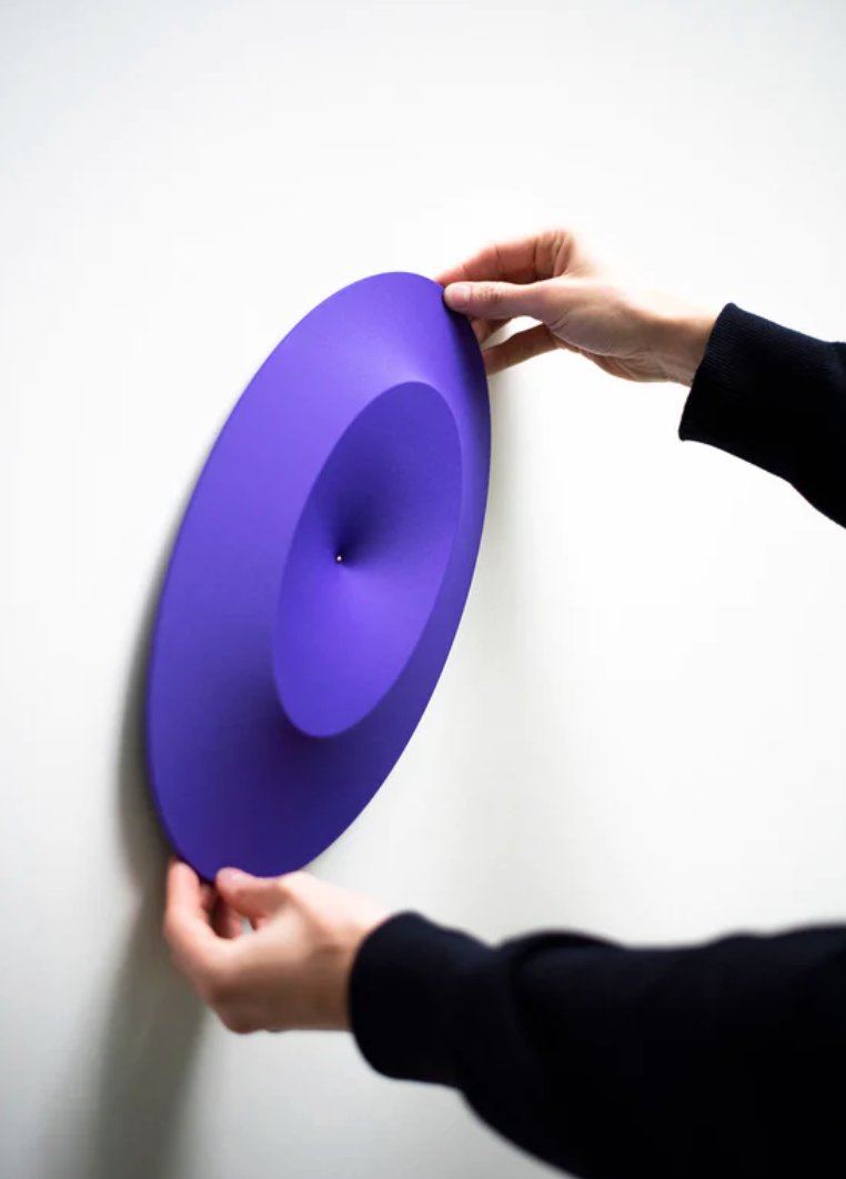 Wall miniature / purple