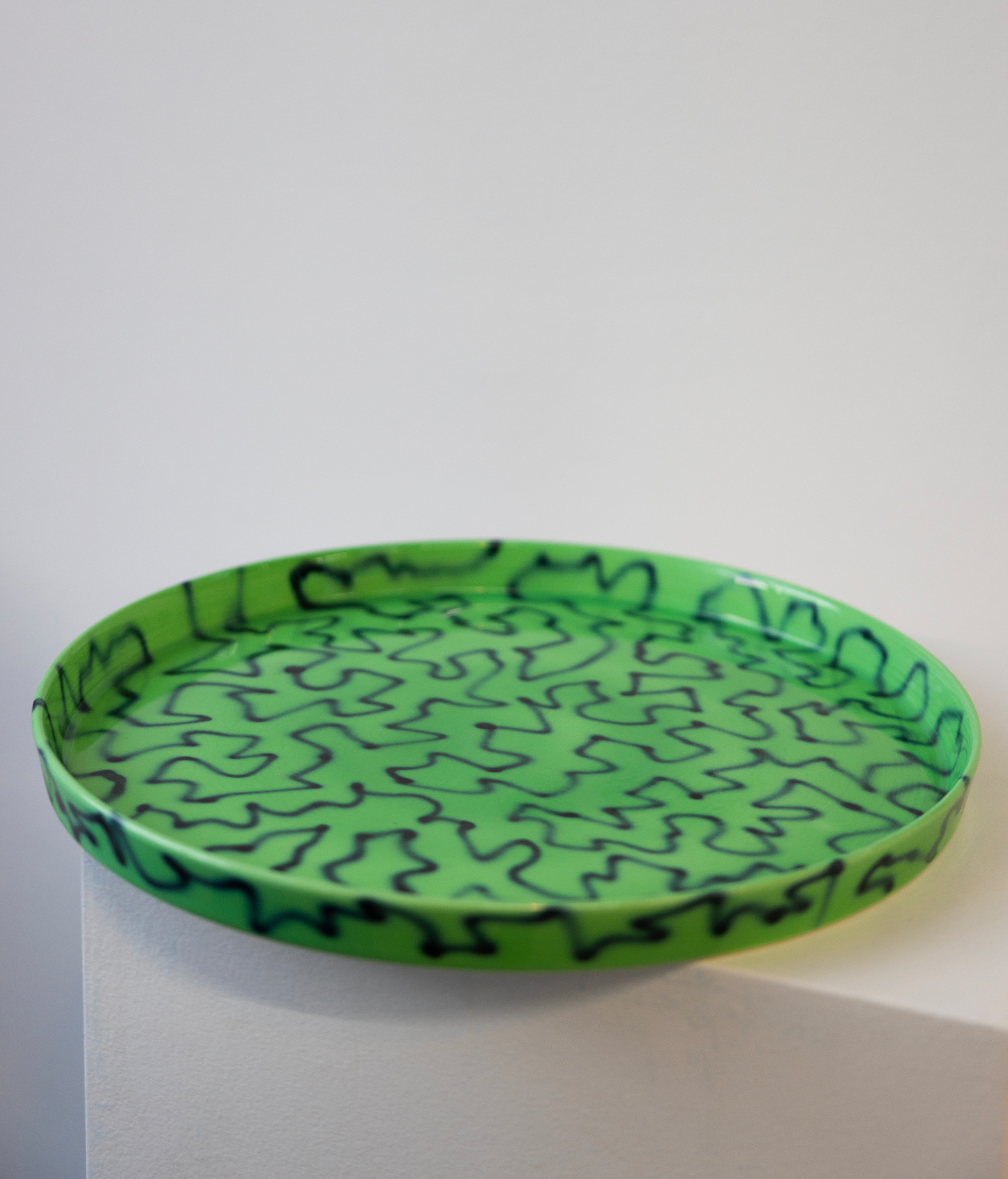Tray Graffiti / green / L
