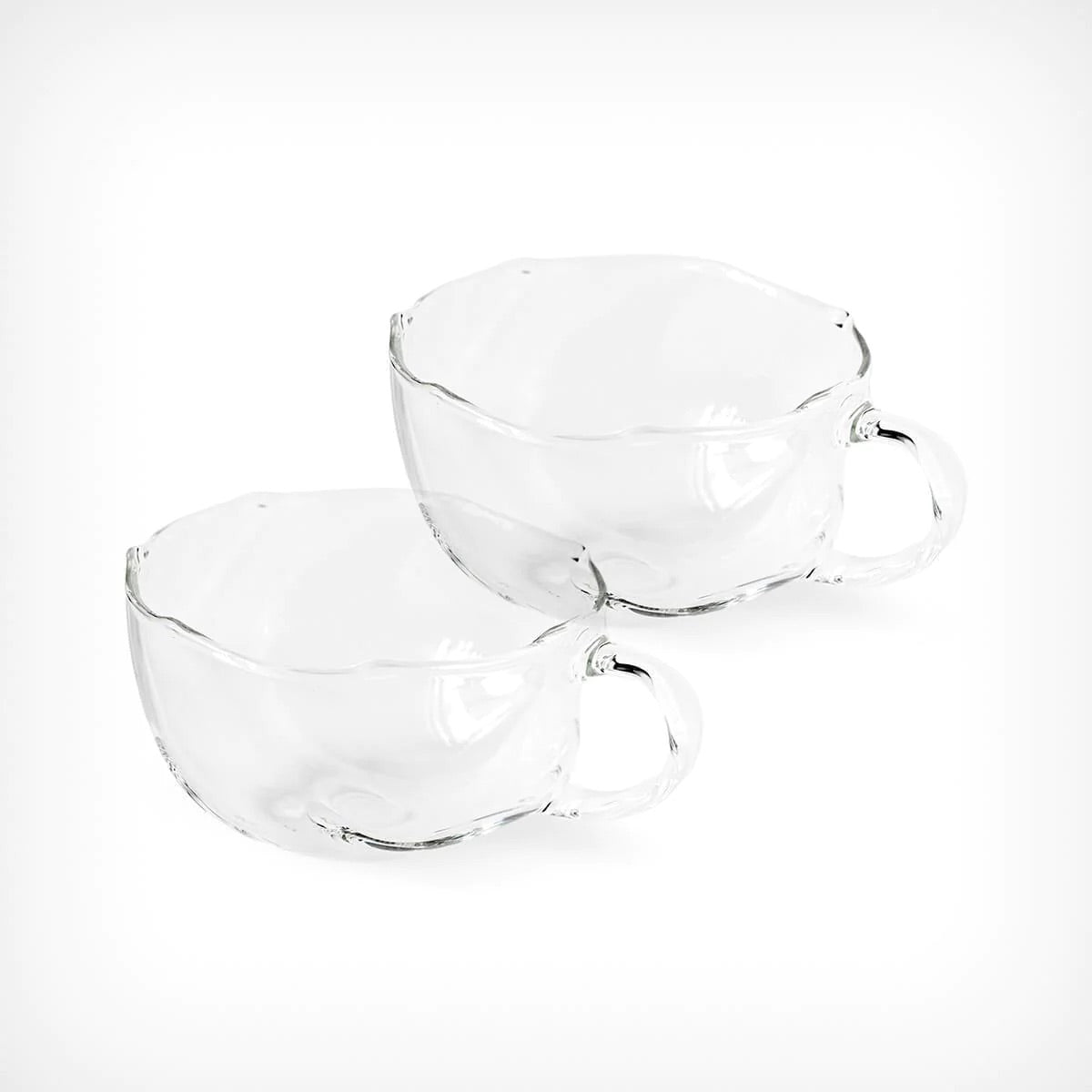 pair of 2 tea cups / Transparant