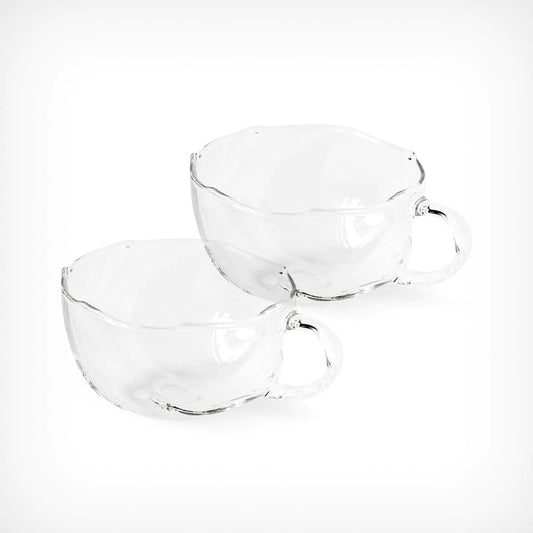 pair of 2 tea cups / Transparant