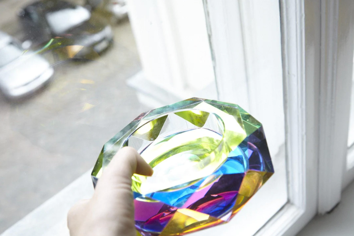 Rainbow Crystal Bowl