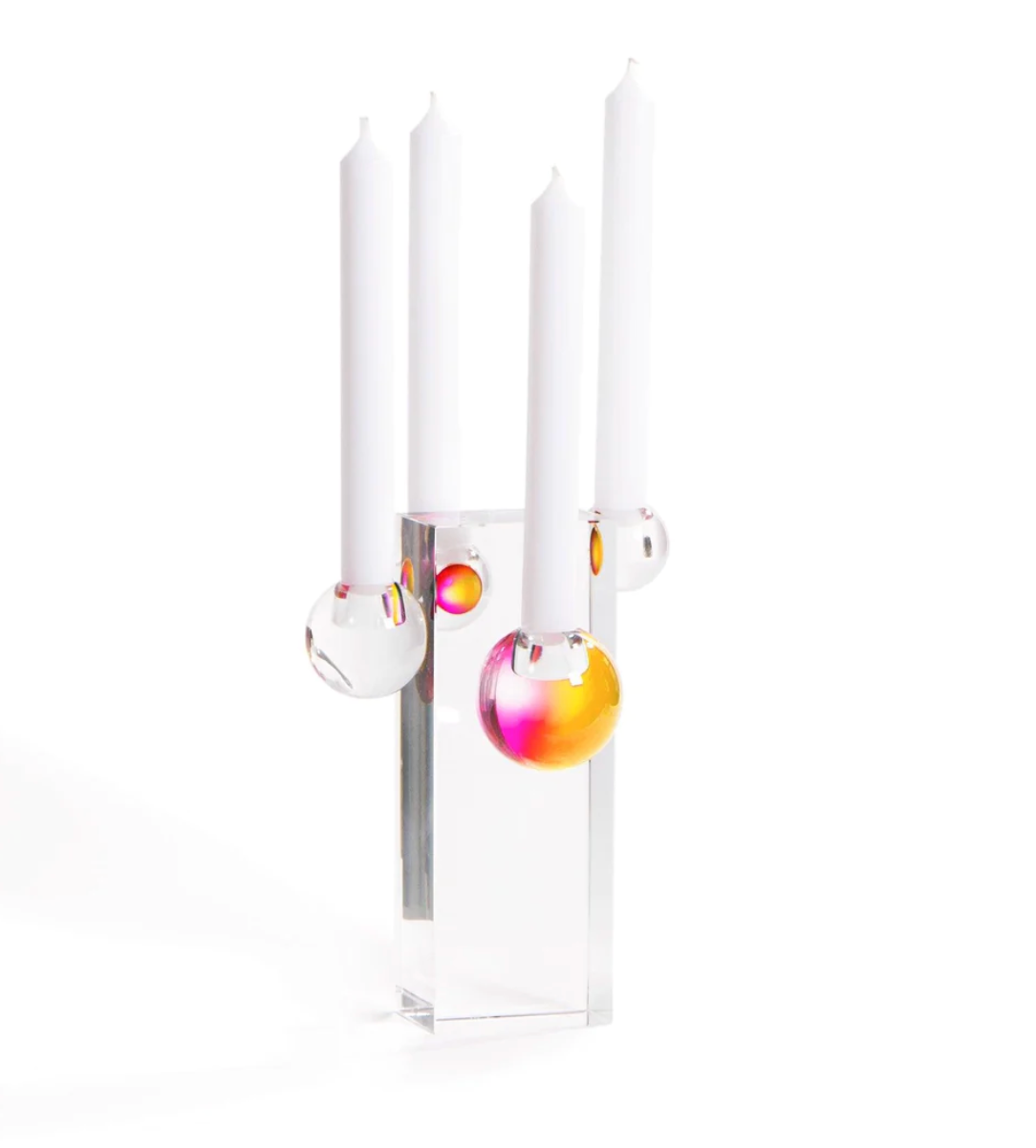 Crystal Rainbow Candelabra