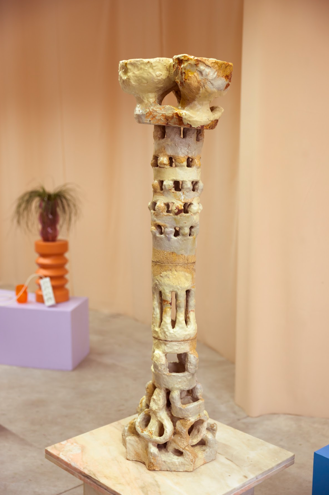 unique ceramics candle pillar