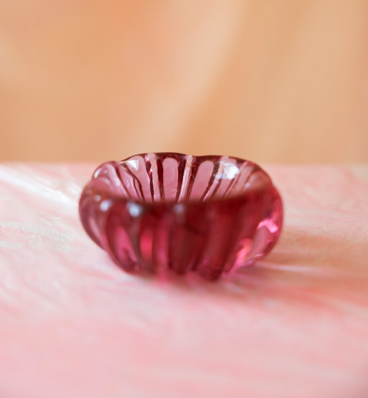 Vintage glass' mini bowl