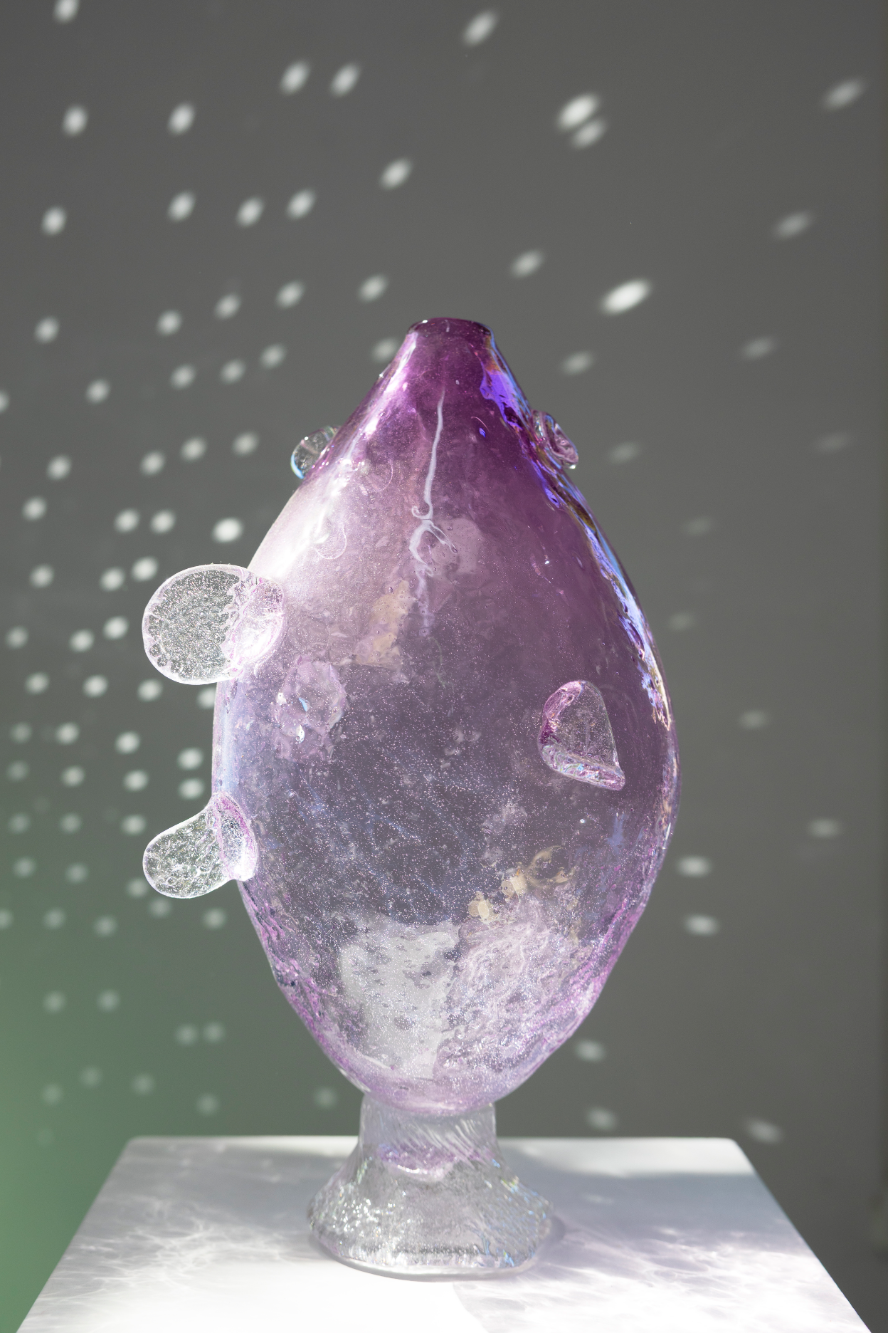 Fishvase, purple, (2026) by Bernard