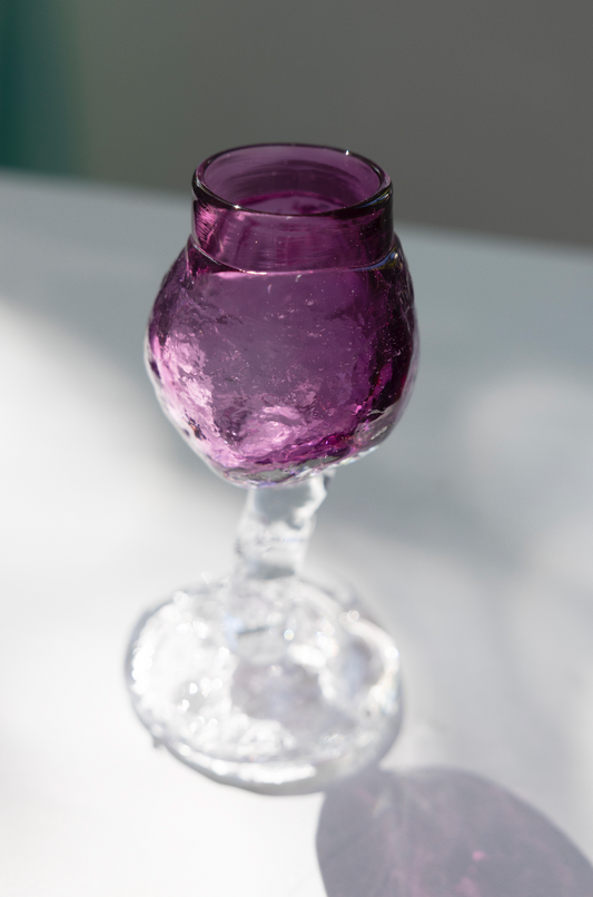 mini goblet, purple, by Bernard
