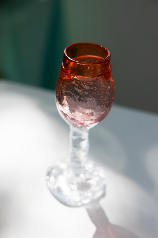 mini goblet, red, by Bernard