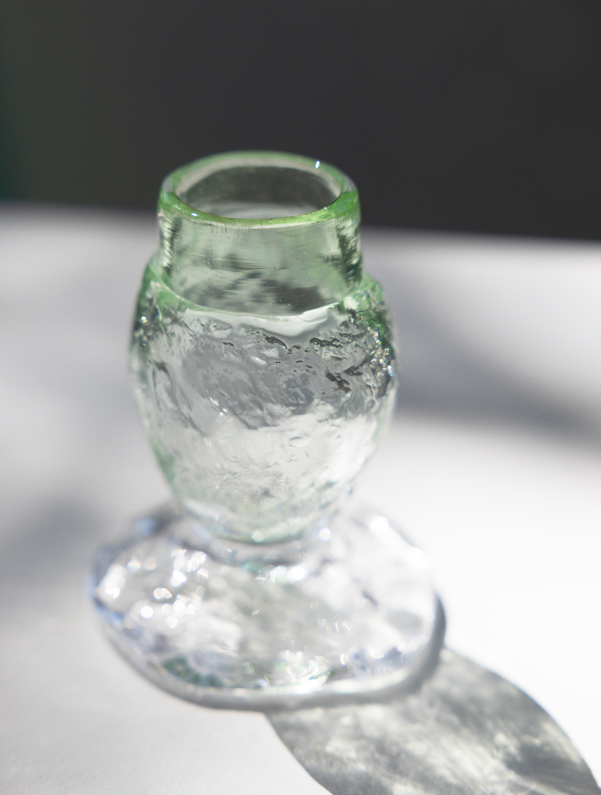 jenever glass, mint, by Bernard