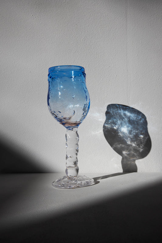 Goblet / blue - by Bernard Heezen