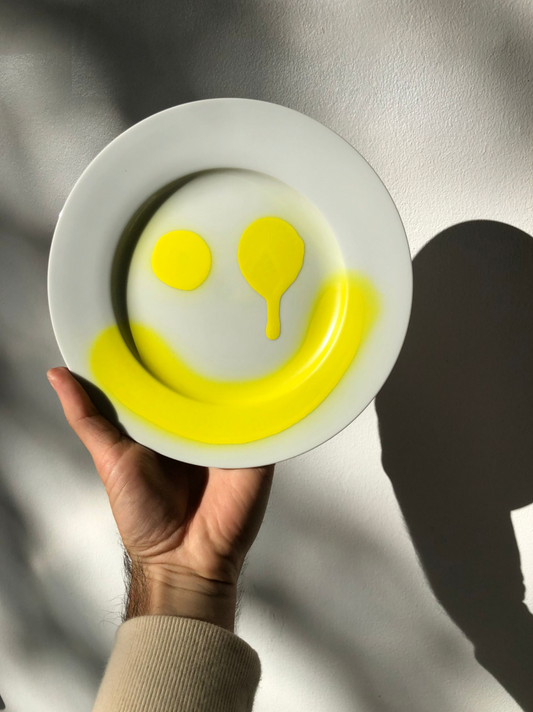 Smiley plate / yellow :)