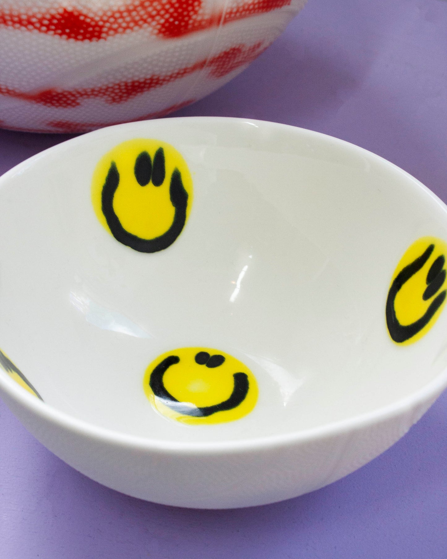 Small Smiley Bowl / white