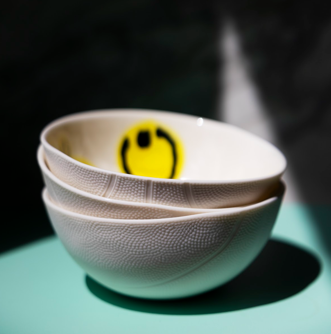 Small Smiley Bowl / white