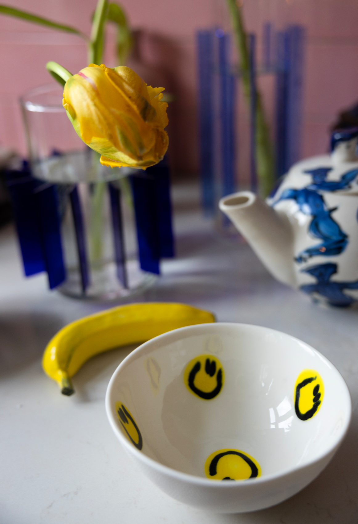 Small Smiley Bowl / white