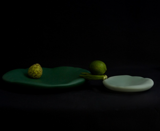 Large fruit bowl / green