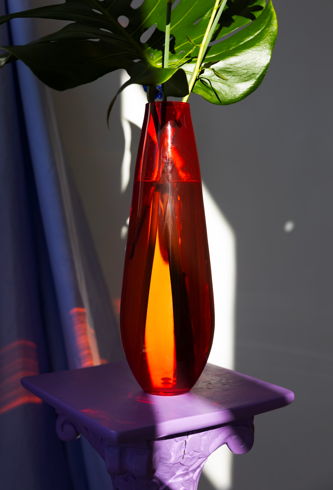 Vase / Red -  Vintage