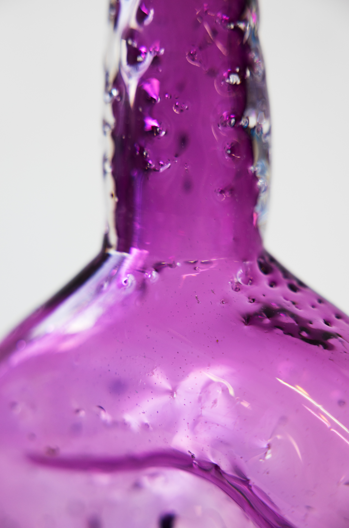 Carafe, Glass / purple