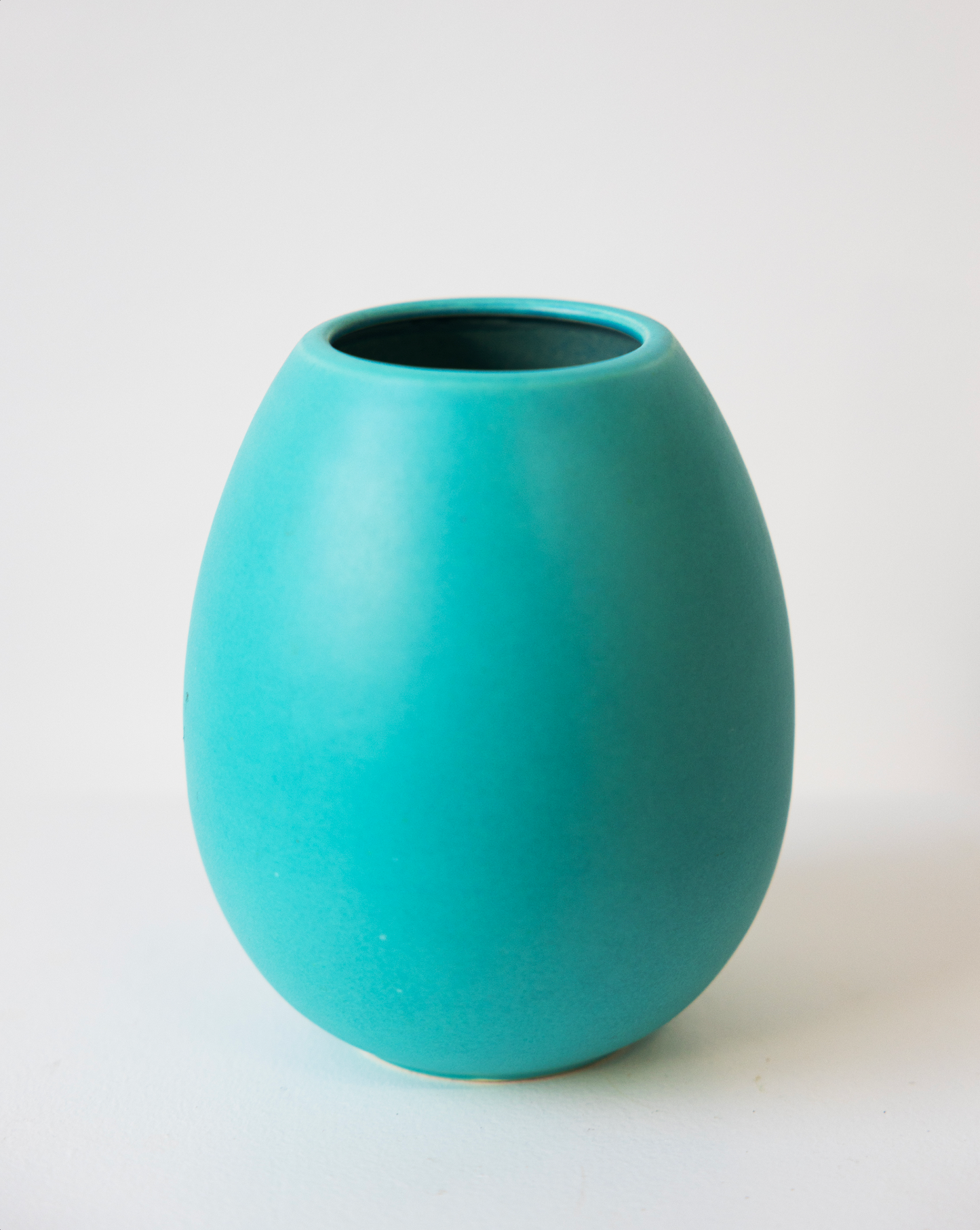 retro vintage Vase / turqoise