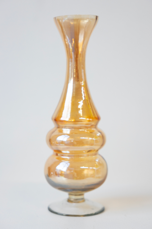 vintage glass vase