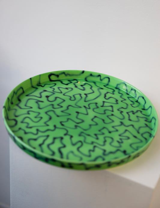 Tray Graffiti / green /  L