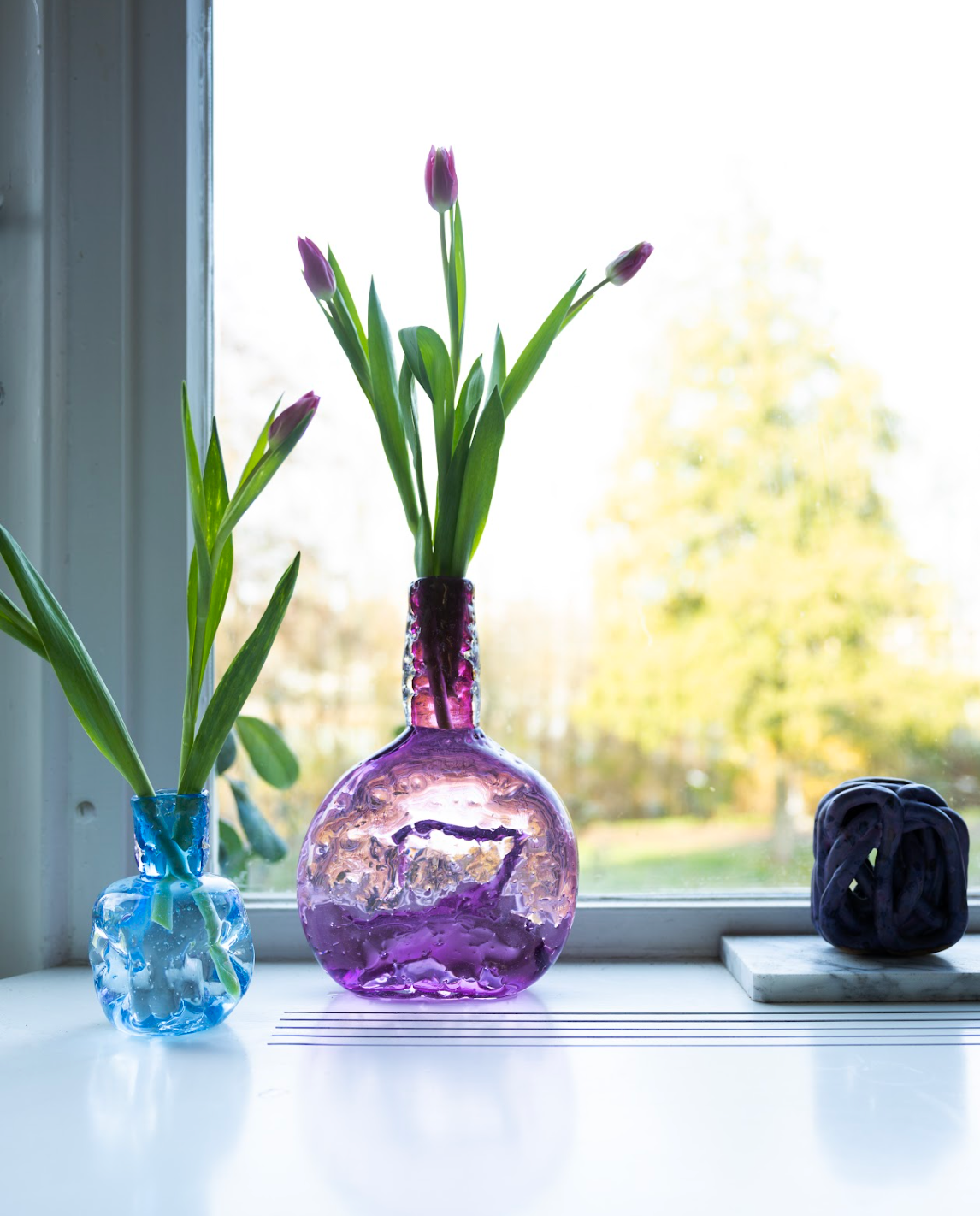 Carafe, Glass / purple