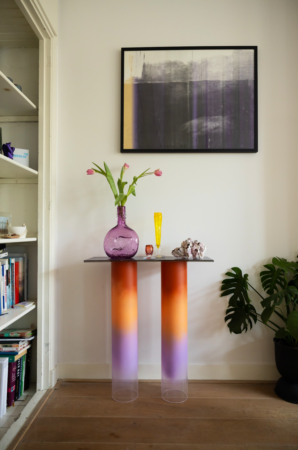 Carafe, Glass / purple