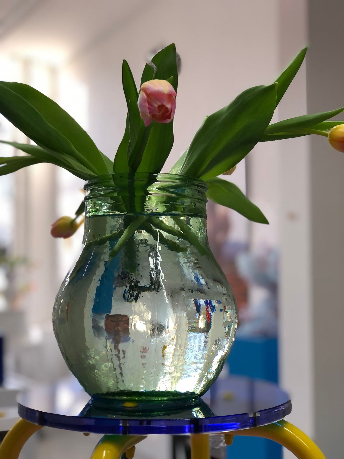 Beautiful green vase - vintage