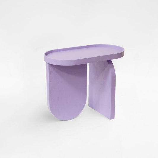 OUI sidetable / lavender lila, by Milan Tak
